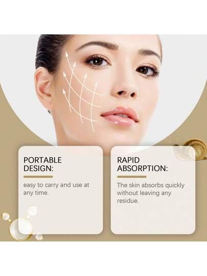 30 كبسولة من جوهر قوام قوقع، سيروم لتغذية الوجه لاستعادة مرونة البشرة الطبيعية. يعزز مرونة البشرة ويوازن لون البشرة ويعزز بشرة ناعمة. مصنوع من مكونات فعالة. يوفر الرطوبة اللازمة لترطيب بشرة الوجه. يعزز نضارة البشرة لإضفاء إشراقة. ترطيب غير دهني،...