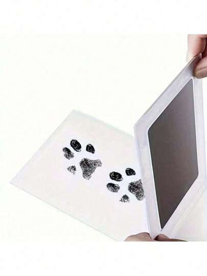 وسادة حبر لختم بصمة قدم الحيوانات الأليفة، وسادات الحبر بدون ماء للأطفال والرضع وبصمات الحفاظ على الحيوانات الأليفة دون الاتصال بالحبر