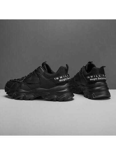 WANWEISI بوت رياضية رجالية - بوت رياضية - بوت رياضية - بوت رجالية - بوت للرجال - بوت صيفية رجالية - بوت رياضية بيضاء رجالية - بوت رياضية سميكة الوحدة - بوت سوداء - بوت رياضية رجالية