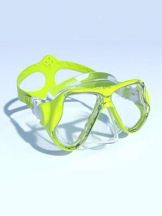 قناع غوص للبالغين قطعة واحدة، مقاوم للماء، رياضات غوص، رياضات مائية، خيارات متعددة الألوان، إطار كبير من السيليكون السائل وعدسات زجاج مقسى للسباحة