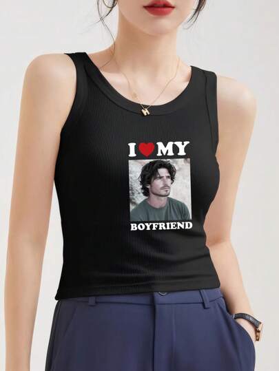 تي شيرت شخصي مخصص، سترة رياضية بدون أكمام للنساء، اليوغا، الرياضة، اللياقة البدنية، الحفلات، العطلات، الاستخدام اليومي العادي، بسيط وأنيق. تي شيرت شخصي مخصص