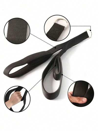 1 حبل لعضلات الذراع العلوية والسفلية ، أشرطة مقاومة بمقبضين ثنائي، ملحق لياقة بشكل طائر محبوك، مقابض حساسة للضغط ، معدات جيم