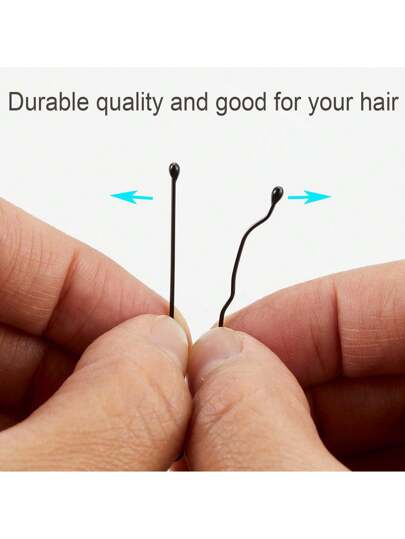 1 قطعة من مشابك الشعر بوبي، 100 قطعة من مشابك الشعر بوبي السوداء للنساء، مشابك شعر نسائية 2025، مشابك شعر للعقدة للشعر السميك والرقيق بجميع أنواع الشعر مع صندوق، بطول 5 سم للهدايا العيدية للعائلة والأصدقاء