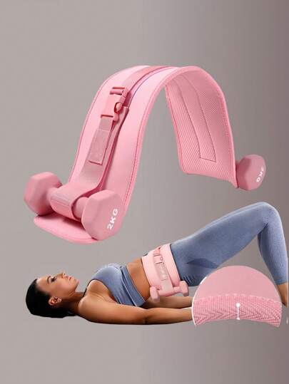 1 قطعة من حزام الحوض للرجال والنساء ، وسادة الحوض ، دمبل تمرين الكوبري للأرداف ، كيتلبيل ، نحت الفخذين ، عكس الاقصاء