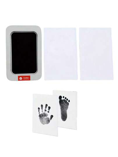 لوح بصمة كلب تذكاري، حبر بدون ماء بلا احتكاك للحصول على بصمات اليد والقدم للأطفال والرضع، بدون احتكاك بالحبر