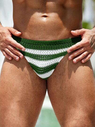 Manfinity VDAYZ سراويل رجالي داخلية محبوكة مع شريط تباين