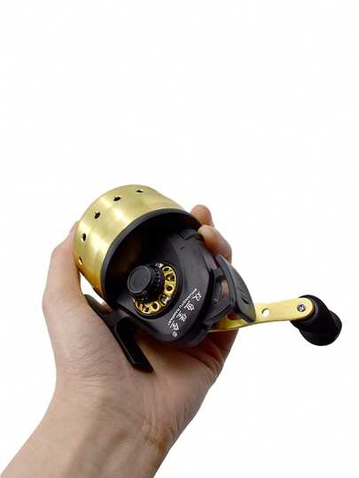 1 بكرة BL30 للصيد بالرمح للاستخدام في الأماكن المفتوحة، بكرة سلاح رمي معدنية كاملة، قلاووظ أسماك مغلقة مزدوجة كبيرة، مناسبة كهدية عيد ميلاد أو عطلة للأصدقاء والعائلة