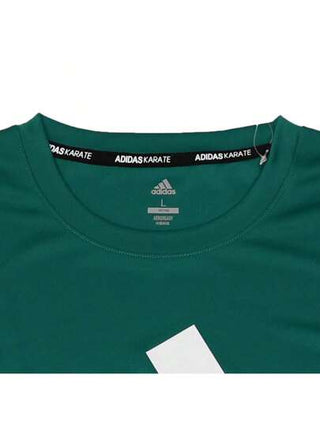 Adidas تي شيرت رياضي أديداس قصير الأكمام للرجال ذو راحة تنفسية وحريرية في اللون الأخضر الخاص بفصل الصيف ADICTKP-GRW