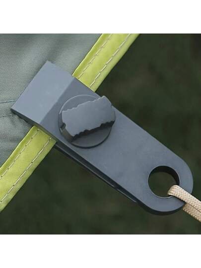 10 مشابك خارجية للخيام لتثبيت شراع المطر وخيمة مقاومة للرياح , مقاومة للاحمال الثقيلة, قابلة للتعديل