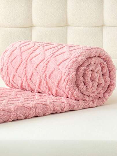 بطانية مخملية ذات لون واحد، بطانية أريكة، بطانية سرير، بطانية سفر، بطانية نوم في المكتب، من قماش بولي استر عالي الجودة سهل الحمل، مناسب لجميع الفصول، مثالي للغرفة، غرفة المعيشة، المكتب، التخييم، التنزه، الصيد وغيرها