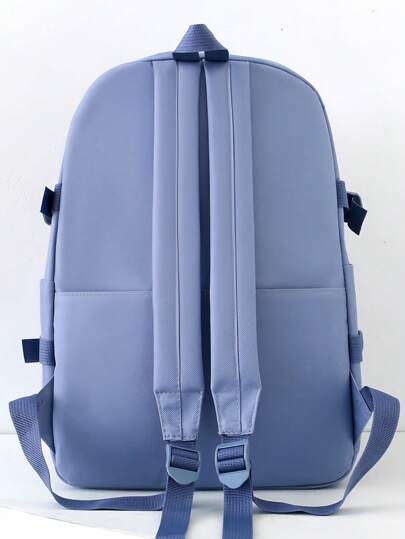 مجموعة ظهر 5 قطع بطراز كابيبارا الأنيق المتعدد الاستخدامات للجامعة