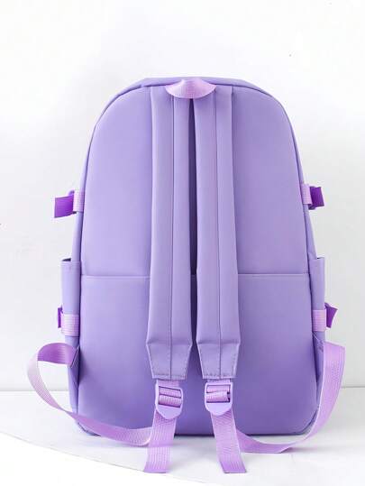 مجموعة ظهر 5 قطع بطراز كابيبارا الأنيق المتعدد الاستخدامات للجامعة