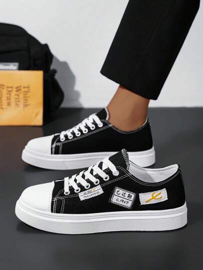 أحذية رياضية مقاس كبير، أحذية تزلج رياضية للرجال، أحذية قارب كاجوال مسطحة، اللون الأخضر والأزرق، مناسبة للربيع والصيف والخريف والجميع المواسم، للارتداء اليومي والخروج والتنزه، أحذية قصيرة الرقبة باللون الأسود