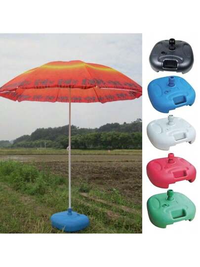 قاعدة بلاستيكية مقاومة للماء ذات سعة 20 لتر، لمظلة الزفاف الشمسية والمحمولة لأغراض خارجية للحدائق والشاطئ والصيد