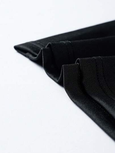 4 قطع/عبوة سراويل داخلية داخلية للرجال مزخرفة بشريط منسوج بحرف