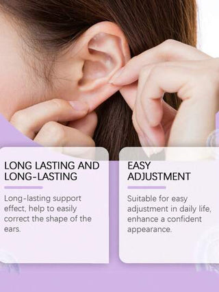 6 قطع/مجموعة شريط تشكيل الأذن، مشابك أذن مائية غير مرئية شريط لدعم الأذن، أداة مكياج لتعديل شكل الأذن وجعلها تبدو أصغر (تحتوي على 6 قطع/ 3 أزواج)