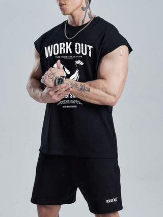 Manfinity Sport Polished فوانيس للرجال ذات الطباعة البارزة على الكتف العريضة