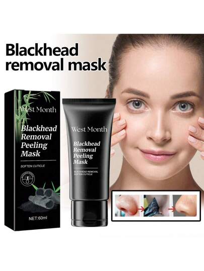 قناع أسود لتنظيف المسام العميقة ، يزيل البثور السوداء واللمم برفق ، يقلل من حب الشباب ، يقلل من المسام ، مناسب للرجال والنساء