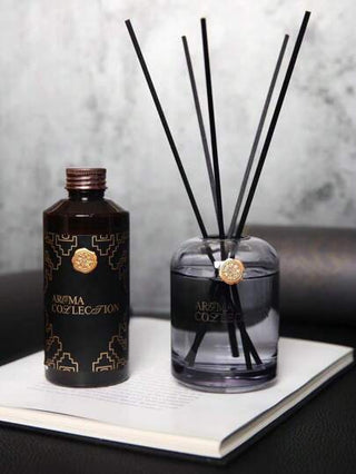 1 قطعة موزع مبخر عطري بدون لهب سعة 200مل/500مل، من مجموعة لاكر النار، برائحة الشاي الأبيض وعطر حديقة المطر، مُنعِّش للغرف ، ديكوري للمنزل الداخلي، بجودة عالية مع عطر طويل الأمد، هدية مثالية مرافقة
