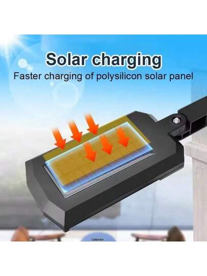 أضواء حائط شمسية عالية الطاقة، أضواء حائط خارجية بمستشعر حركة بريموت كنترول 43 ليد، أضواء ساطعة مقاومة للماء لإنارة الحديقة والشوارع، أضواء إضاءة 3 أوضاع للإستراحة والحديقة والشارع والمرآب