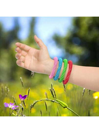 1/5/10 أساور طارد الحشرات، بدون DEET و مقاومة للماء، أساور طارد الحشرات مغلفة فردياً