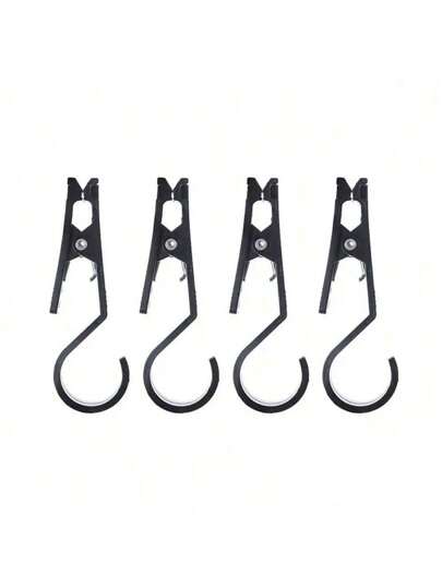 4/8/20 قطعة خطاطيف خيام خارجية، مشابك كروكودل للمظلة، خطاطيف معلقة للمصابيح، مشابك متعددة الأغراض للخيام والمظلات المحمولة ضد الانزلاق، مناسبة للتخييم والتنزه والسفر والمغامرات