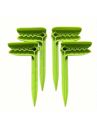 4 قطع مشابك لمنشفة الشاطئ البحرية - مشابك منشفة وسفرة للنزهات والتخييم، تثبّت المناشف والأغطية بأمان للتخييم والسفر البحري، اكسسوارات شاطئ غير قابلة للإنزلاق