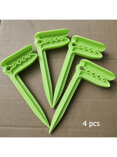 4 قطع مشابك لمنشفة الشاطئ البحرية - مشابك منشفة وسفرة للنزهات والتخييم، تثبّت المناشف والأغطية بأمان للتخييم والسفر البحري، اكسسوارات شاطئ غير قابلة للإنزلاق