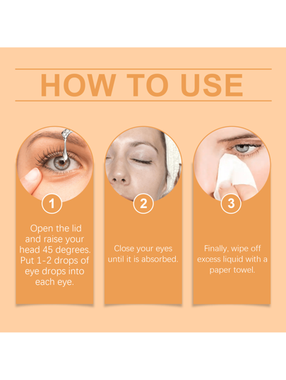 30مل من سيروم العناية بالعين بالعسل - غذائي عميق ومرطب طويل الأمد ، قطرات سيروم العناية المنعشة والمرطبة للعين لتخفيف إرهاق العين