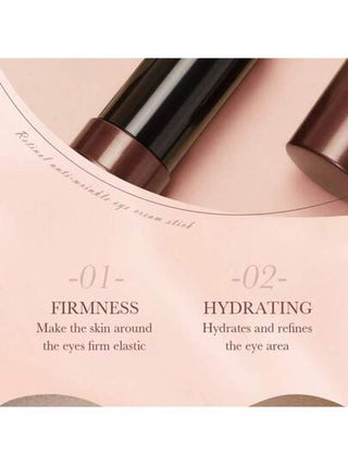 عصا العناية بالعين بالريتينول - تحسين مظهر الهالات السوداء والأكياس، تنعيم الخطوط الدقيقة وشد البشرة - العناية اليومية بالعين للنساء والرجال