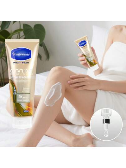 1 قطعة كريم الجسم ، 236 مل ، مرطب ، مرطب ، مغذي ، مضيء ، غير دهني ، مناسب للرجال والنساء