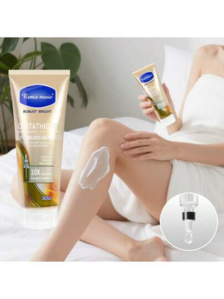 1 قطعة كريم الجسم ، 236 مل ، مرطب ، مرطب ، مغذي ، مضيء ، غير دهني ، مناسب للرجال والنساء