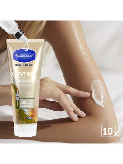 1 قطعة كريم الجسم ، 236 مل ، مرطب ، مرطب ، مغذي ، مضيء ، غير دهني ، مناسب للرجال والنساء