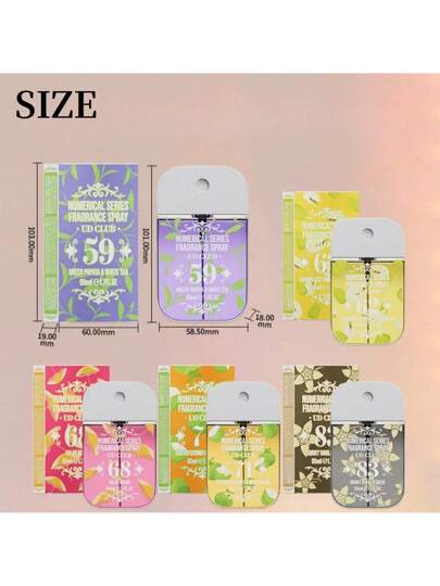 زجاجة عطر منعش 50 مل، عطر قوي مستدام، مناسب لغرفة المعيشة/الحمام/الفندق، هدية لأعياد الميلاد/عيد الحب،جهاز نشر رقمي شخصي، متوفر ب- 5 روائح: فانيليا، جوز مشوي، فاكهة التنين، مكسرات كريمية، شاي أبيض