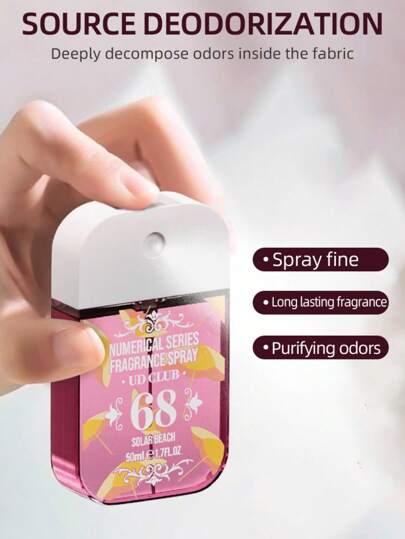 زجاجة عطر منعش 50 مل، عطر قوي مستدام، مناسب لغرفة المعيشة/الحمام/الفندق، هدية لأعياد الميلاد/عيد الحب،جهاز نشر رقمي شخصي، متوفر ب- 5 روائح: فانيليا، جوز مشوي، فاكهة التنين، مكسرات كريمية، شاي أبيض