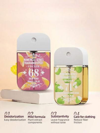 زجاجة عطر منعش 50 مل، عطر قوي مستدام، مناسب لغرفة المعيشة/الحمام/الفندق، هدية لأعياد الميلاد/عيد الحب،جهاز نشر رقمي شخصي، متوفر ب- 5 روائح: فانيليا، جوز مشوي، فاكهة التنين، مكسرات كريمية، شاي أبيض