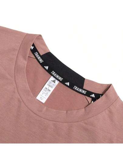 Adidas قميص جيرسي بأكمام قصيرة AEROREADY بفتحة رقبة دائرية مناسب للرجال، مناسب للتمرين والرياضة، ملبس رياضي JI5771