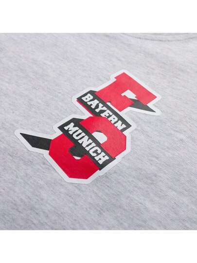 Adidas Originals تيشيرت أكمام قصيرة بطبعة مستوحاة من نادي بايرن ميونخ،رقبة مجعدة، قميص تدريب كرة قدم لياقة بدنية للرجال JL6112