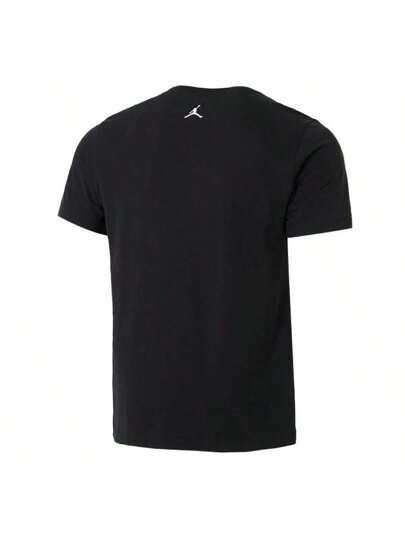 Jordan قميص تي شيرت قطن ناعم بياقة طاقم من نوع AJ1 SS FLT ESS للرجال للأنشطة اليومية والتنقلات، كاجوال وراحة IB3356-010