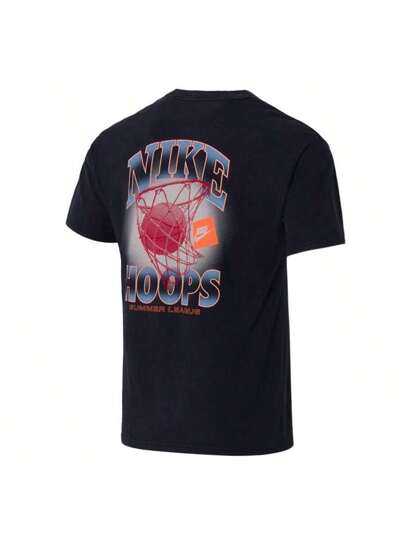 Nike قميص تيشيرت قصير الأكمام M90 OC DNA، قماش من النسيج الناعم المريح للرجال للارتداء داخل وخارج المنزل في أنشطة اللياقة البدنية HJ3437