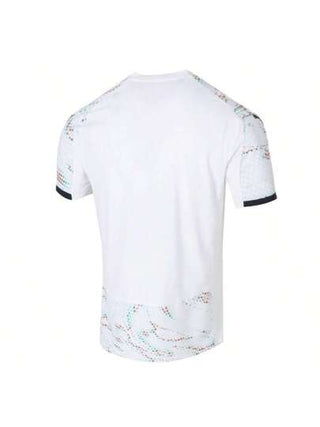 Puma قميص كرة القدم البرتغالية البعيد الأصلي بأكمام قصيرة، قماش دري-سيل، رقبة مستديرة، إصدار لاعب المنتخب الوطني البرتغالي، رجالي