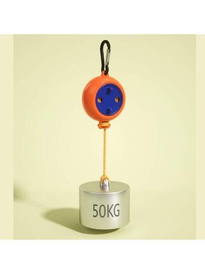 قطعة واحدة من حبل غسيل قابل للتعديل بطول 10 متر، حبل تجفيف للغسيل، مناسب للتخييم والصيد والسفر