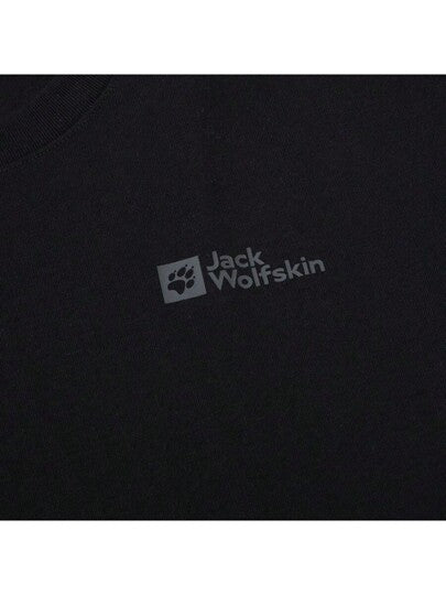 Jack Wolfskin تي شيرت أساسي قصير الأكمام ، TEXADRI ملابس رجالية سريعة الجفاف وقابلة للتنفس للمشي لمسافات طويلة والجيم والجري (الطراز: 5822212-6000)