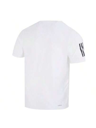 Adidas قميص كM رياضي SMU3S ذو أكمام قصيرة من قماش AEROREADY سريع الجفاف، رقبة طاقم، للياقة البدنية والرياضة الخارجية والجري ، رمز الصنف IS2297