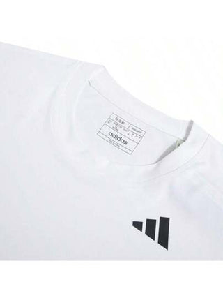 Adidas قميص كM رياضي SMU3S ذو أكمام قصيرة من قماش AEROREADY سريع الجفاف، رقبة طاقم، للياقة البدنية والرياضة الخارجية والجري ، رمز الصنف IS2297