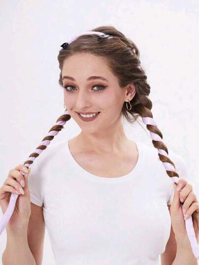 أداة لصنع تجعيد الشعر من الصوف، أداة تصفيف للنوم بلا حرارة، لا تسبب ضرر للشعر