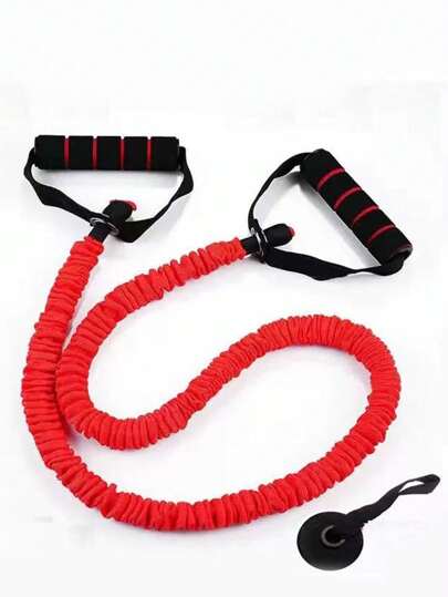 قطعة واحدة حزام مساعد قابل للتعديل لرفع الجسم، حزام مقاومة مطاطي للتدريب، معدات اللياقة البدنية