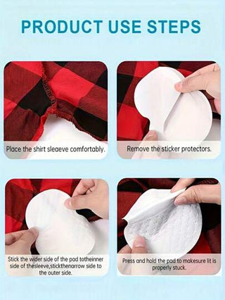 50 قطعة من وسائد امتصاص العرق تحت الإبط، وسائد قابلة للتخلص منها، متينة وفعالة، خفيفة وقابلة للتنفس، غير مرئية، مريحة وغير ذات رائحة، سهلة الاستخدام، مناسبة للرجال والنساء في حرارة الصيف