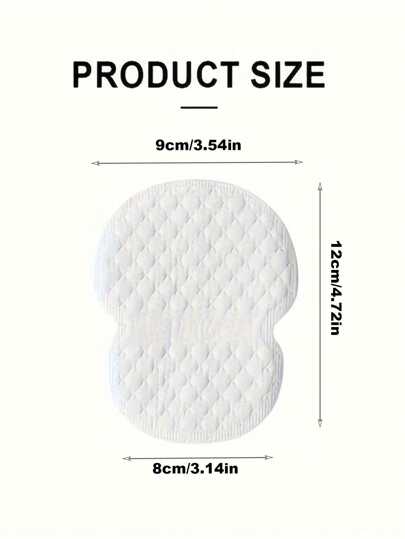 50 قطعة من وسائد امتصاص العرق تحت الإبط، وسائد قابلة للتخلص منها، متينة وفعالة، خفيفة وقابلة للتنفس، غير مرئية، مريحة وغير ذات رائحة، سهلة الاستخدام، مناسبة للرجال والنساء في حرارة الصيف