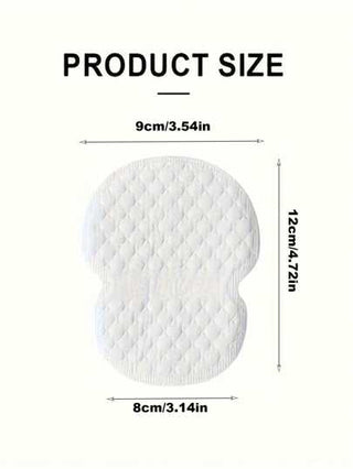 50 قطعة من وسائد امتصاص العرق تحت الإبط، وسائد قابلة للتخلص منها، متينة وفعالة، خفيفة وقابلة للتنفس، غير مرئية، مريحة وغير ذات رائحة، سهلة الاستخدام، مناسبة للرجال والنساء في حرارة الصيف